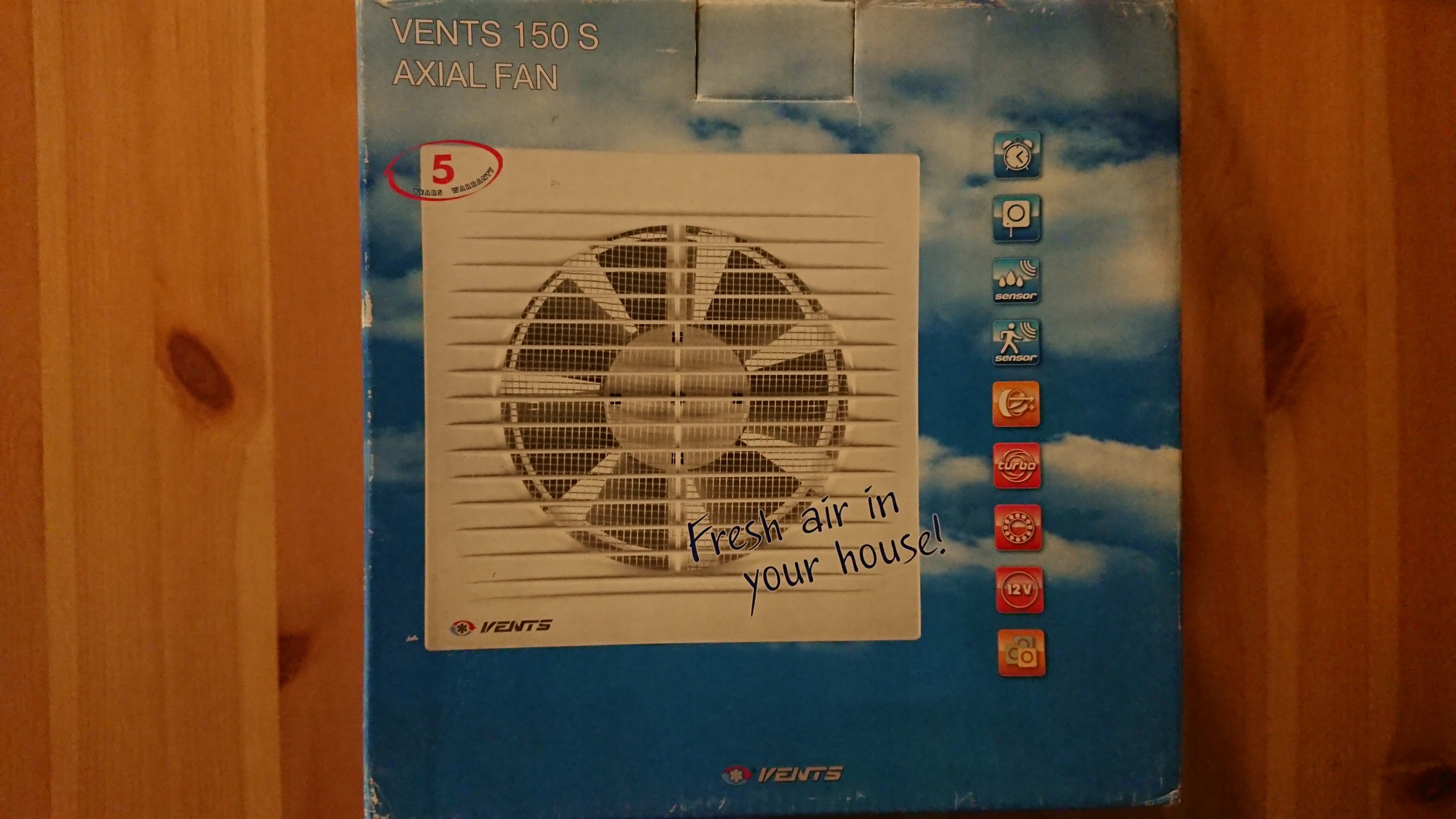 Ventilátor – Vetracie otvory 150 S štandardne