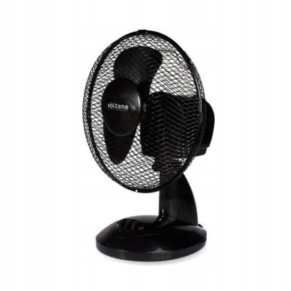 Ventilátor - Stolový ventilátor 23CM 21W Black Volteno