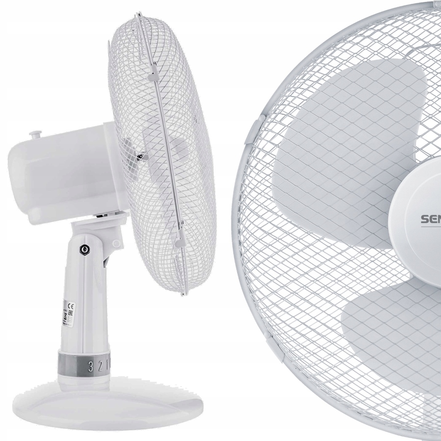 Ventilátor - Stolový ventilátor SENCOR SFE 2327WH Veterný mlyn