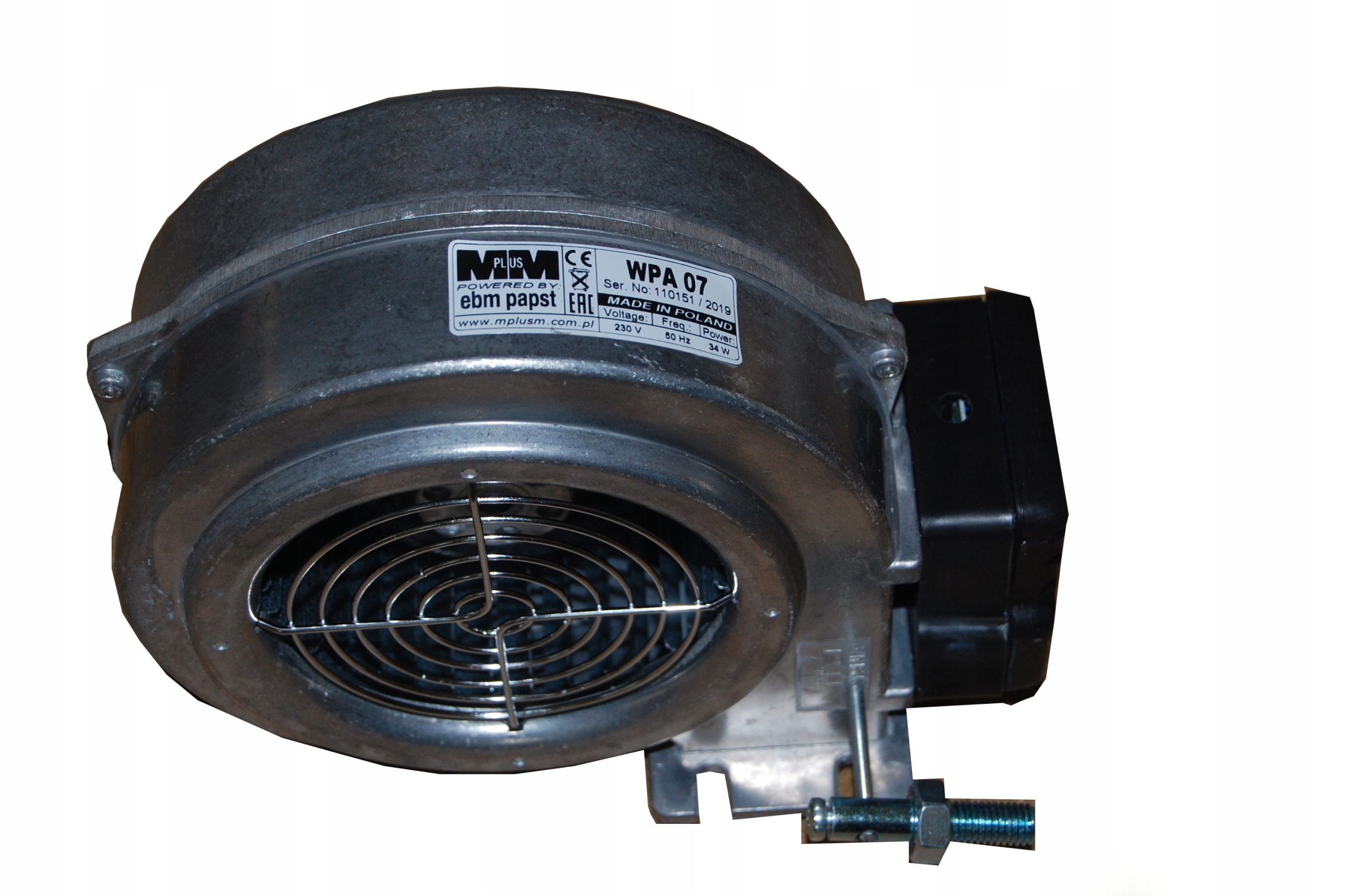 Ventilátor dúchadlo klapka kotla WPA 07