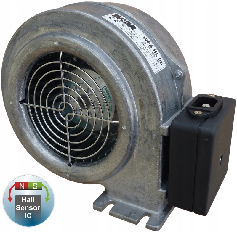 Ventilátor WPA HL 06 dúchadlo časť Hallova kormidlo. zPID