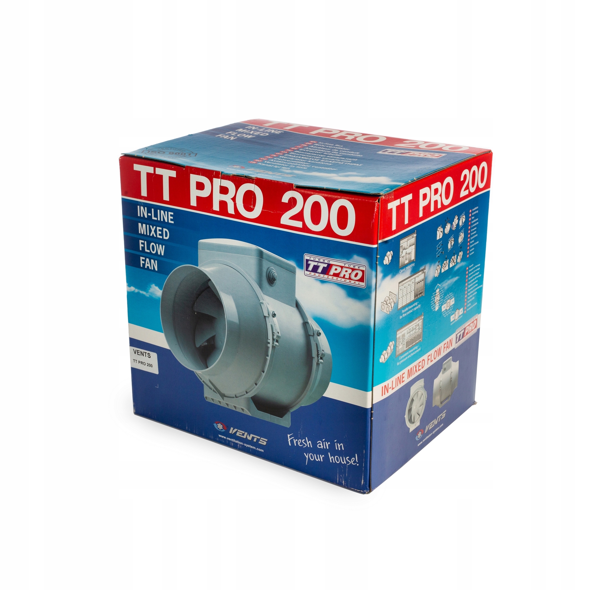 Ventilátor – Potrubný ventilátor TT 200 PRO