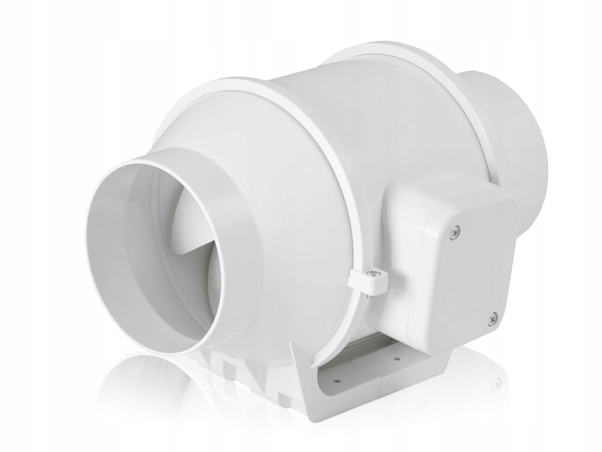 Ventilátor – Plastový potrubný ventilátor 100 mm 155m3 / h TICHÝ
