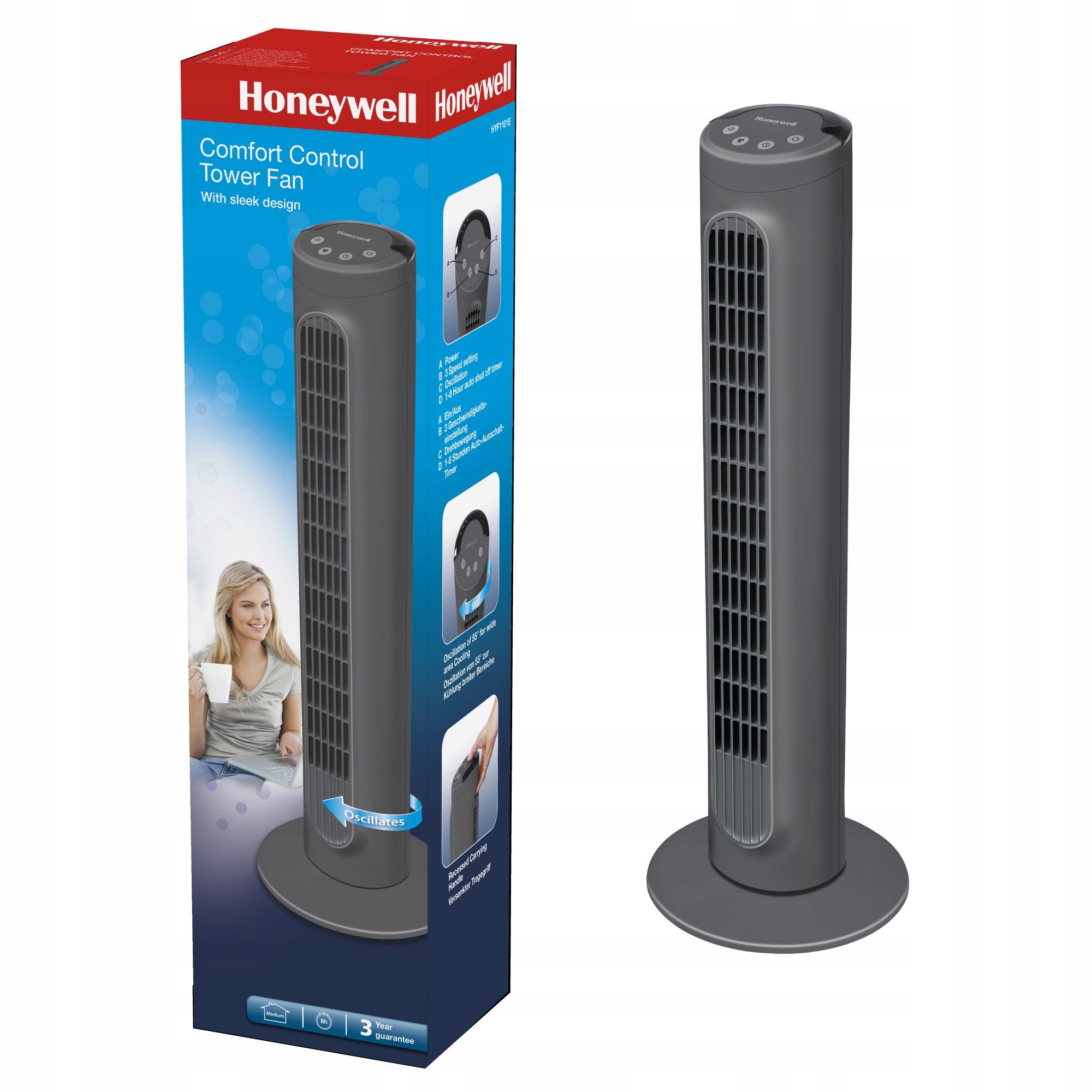 Ventilátor - Stojanový ventilátorový stĺpový ventilátor USA