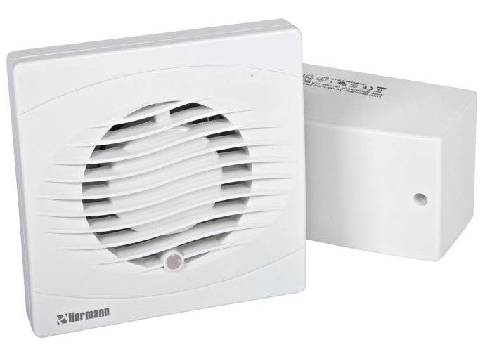 Ventilátor – Kúpeľňový ventilátor BASE 100 H 12 V HYGROSTAT