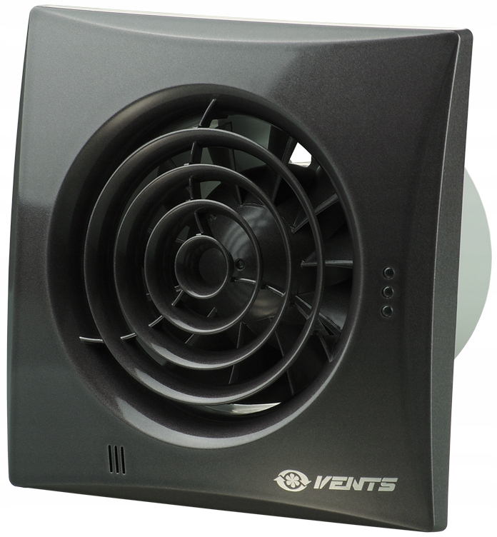 Ventilátor – Kúpelňový ventilátor VENTS QUIET 125 ČIERNY čierny