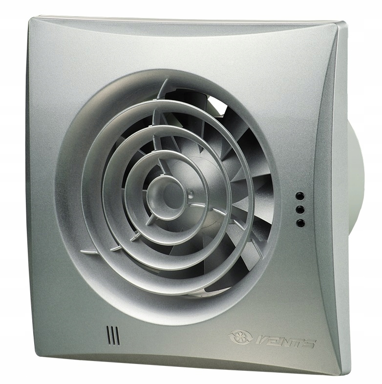 Ventilátor – VENTILY 100QuietTH saténový kúpeľňový ventilátor