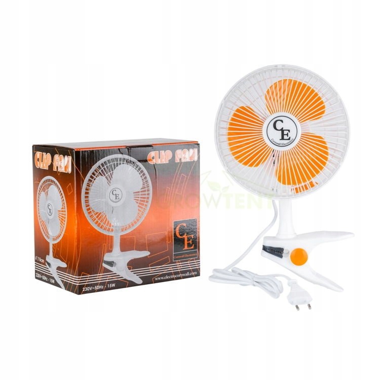 Ventilátor – Malý ventilátor s držiakom klipu s klipom