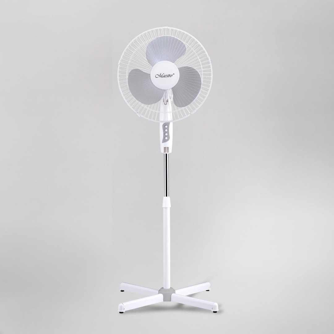 Ventilátor - Podlahový ventilátor MAESTRO MR-900 bielosivý