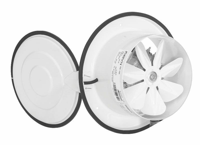 Ventilátor - Nástenný axiálny ventilátor BVN BK 200 mm KRYT