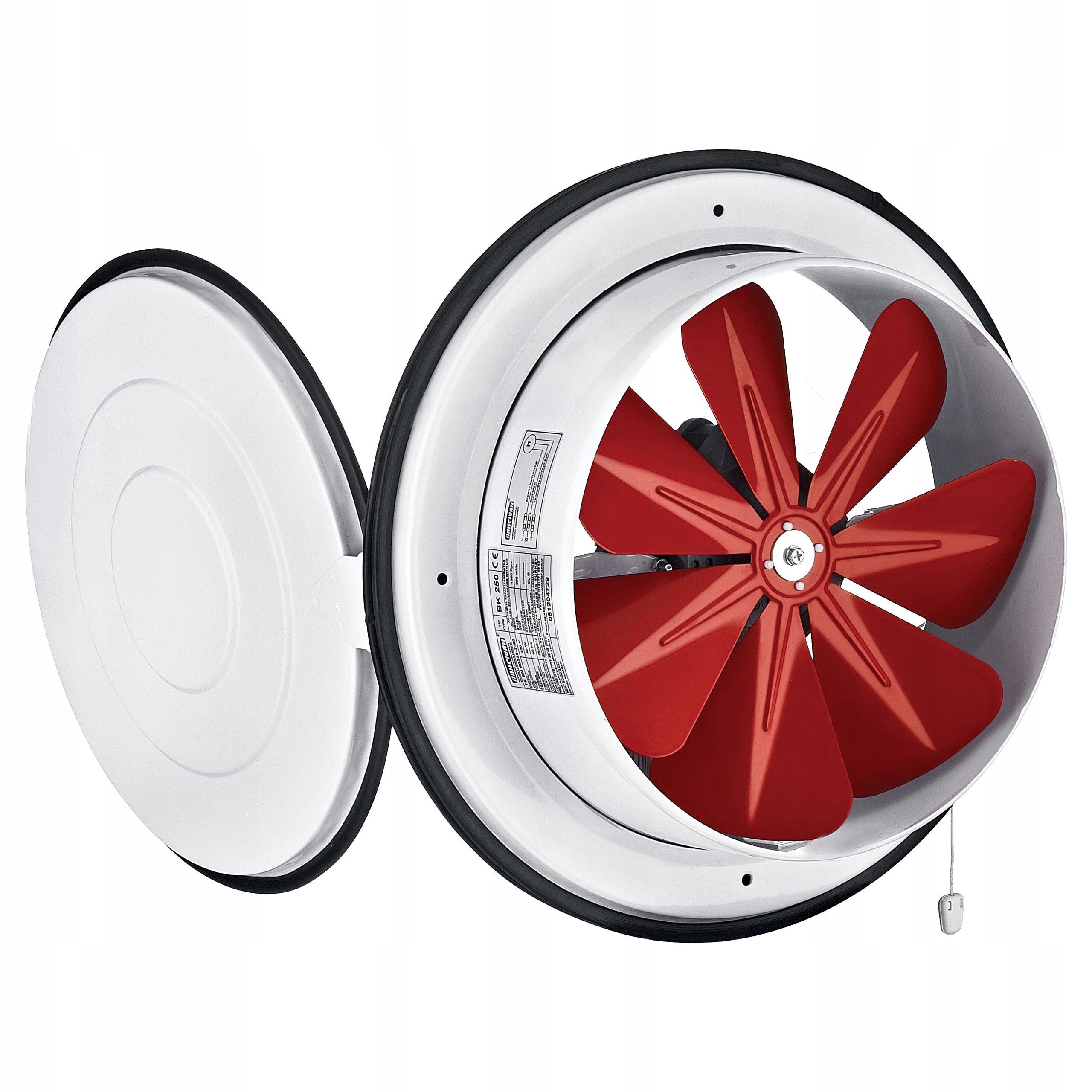 Ventilátor - Nástenný axiálny ventilátor BVN BK 300mm KRYT