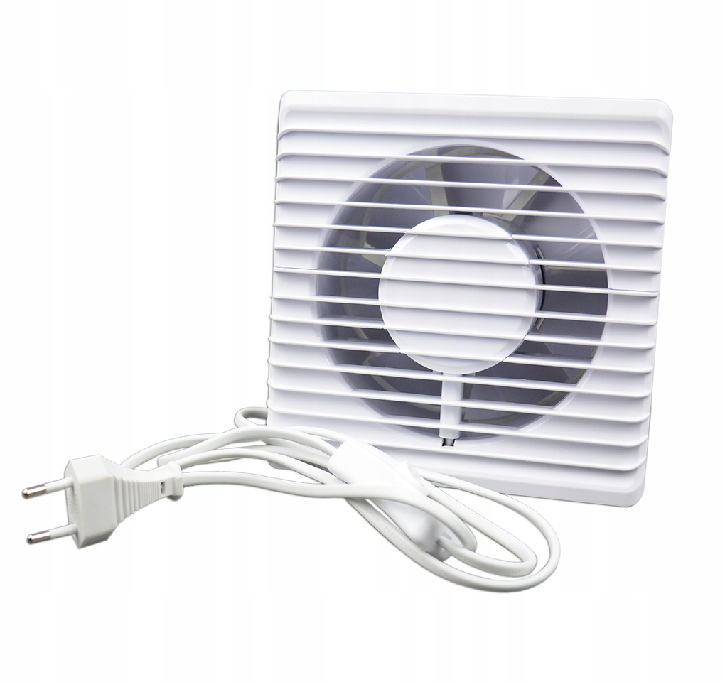 Ventilátor - Nástenný ventilátor s káblovým spínačom 125