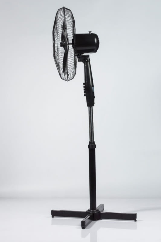 Ventilátor - 3-stupňový stojaci ventilátor 40W 40cm čierna VO0
