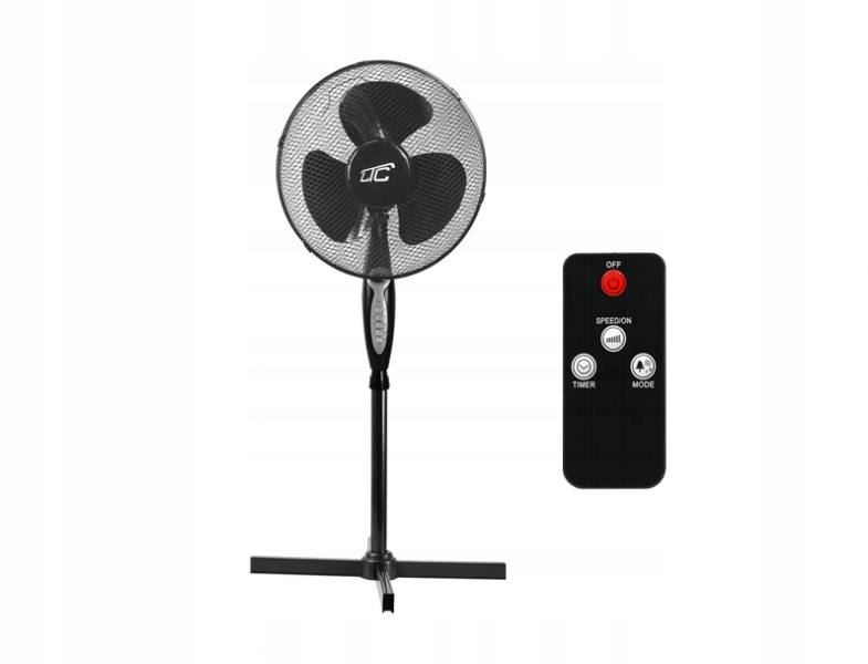 Ventilátor – Stojanový ventilátor WT06 40 W 16 "čierny + diaľkové ovládanie