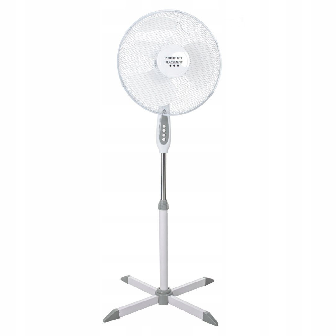 Ventilátor - Stojací ventilátor tichá biela 40cm 45W