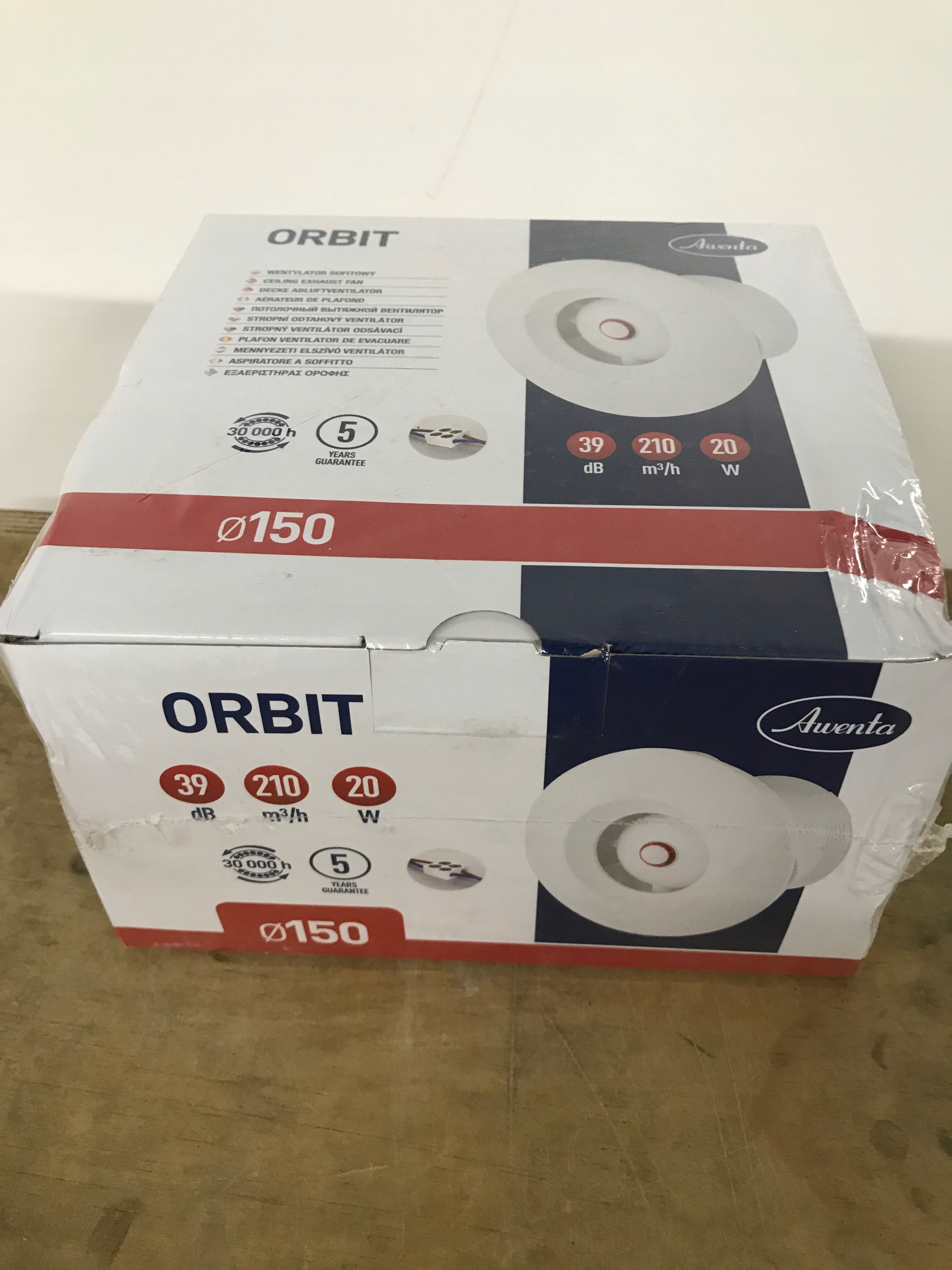 Ventilátor - Stropný ventilátor Orbit WXO 150