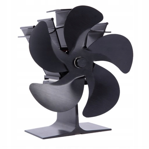 Ventilátor – Tepelný ventilátor. Krbový ventilátor. 5 lopatiek