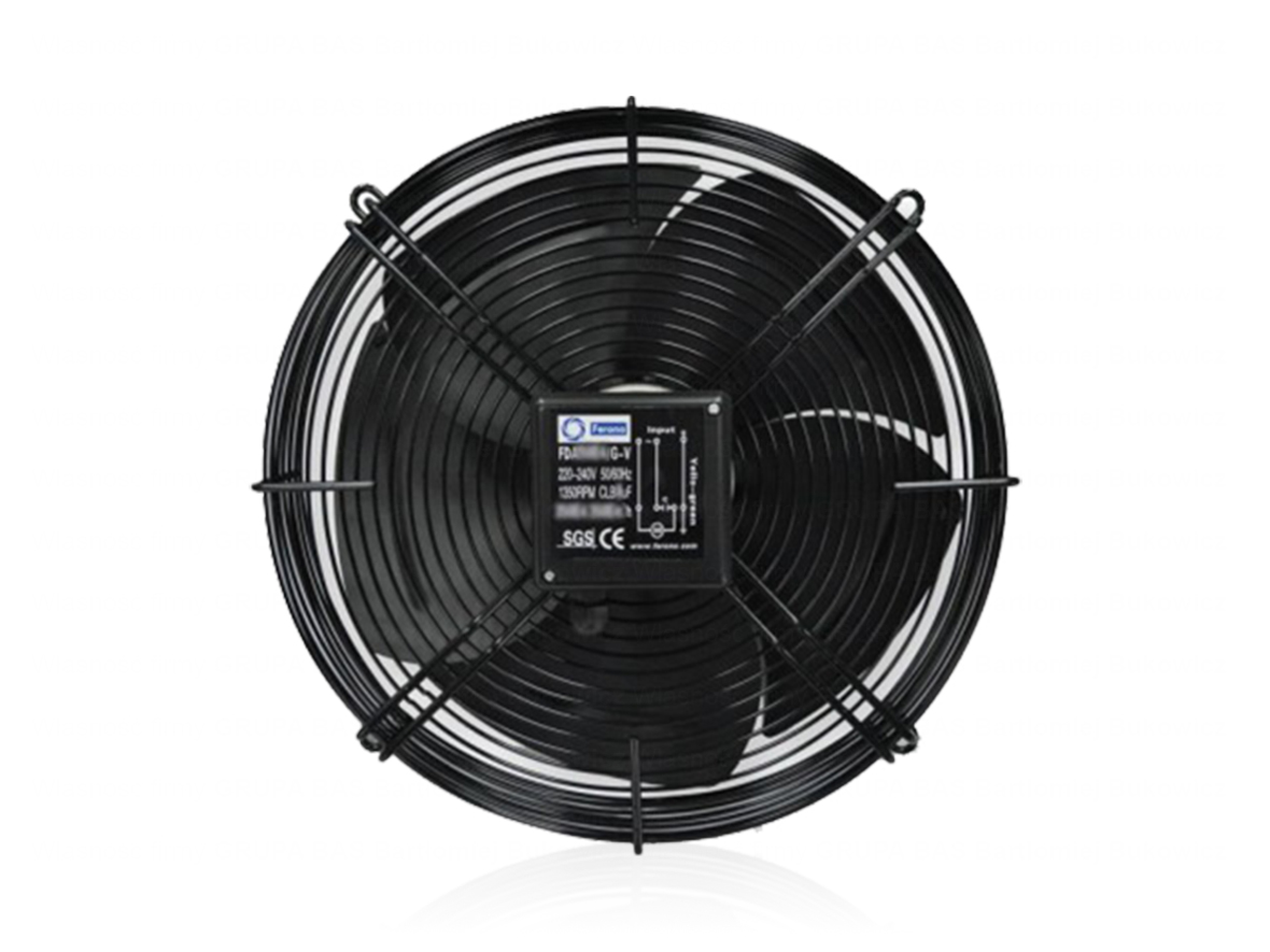 Ventilátor – 630 mm výfukový ventilátor so sieťkou FERONO FSS630