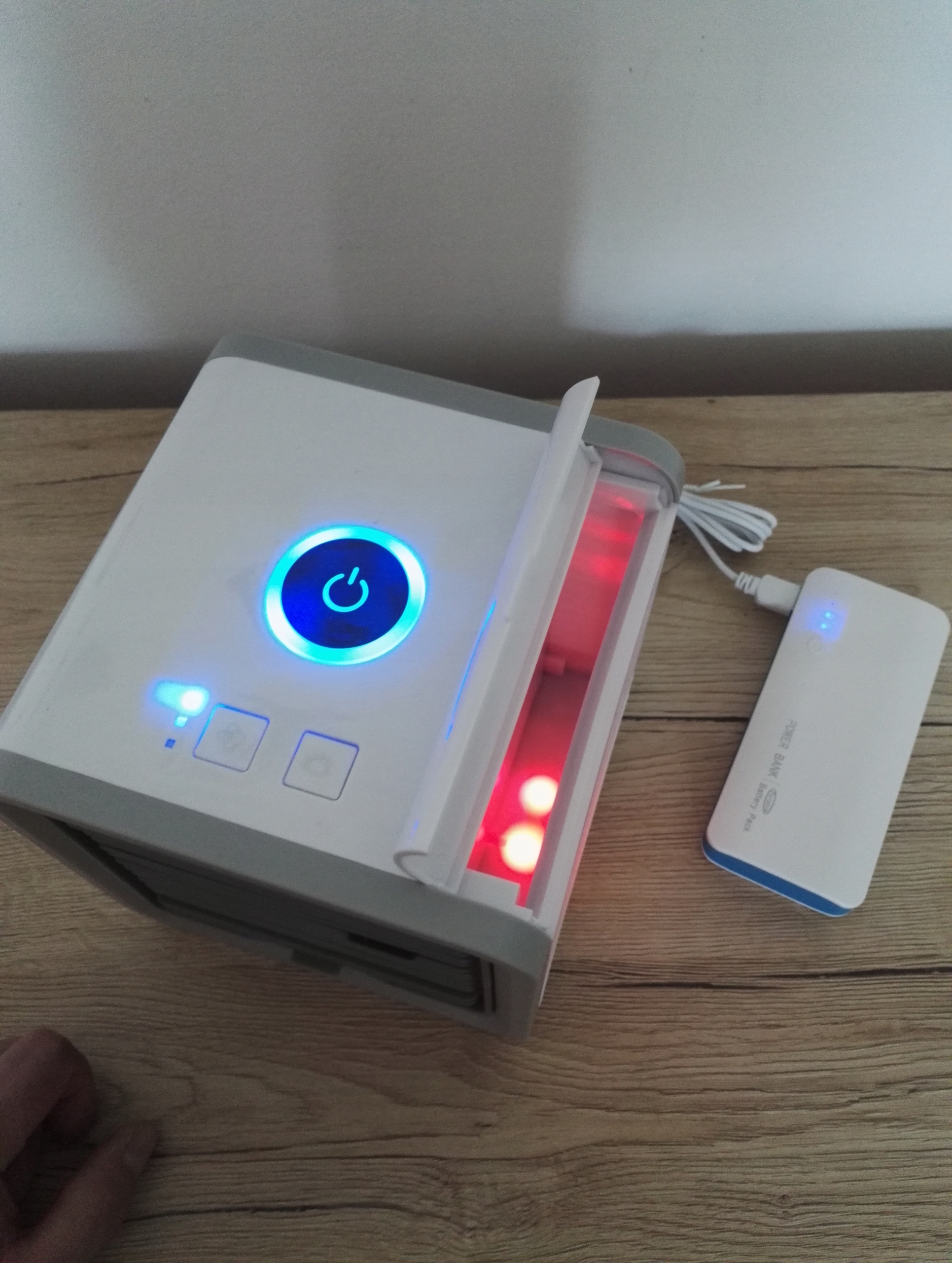 Prenosný ventilátor + POWER BANK