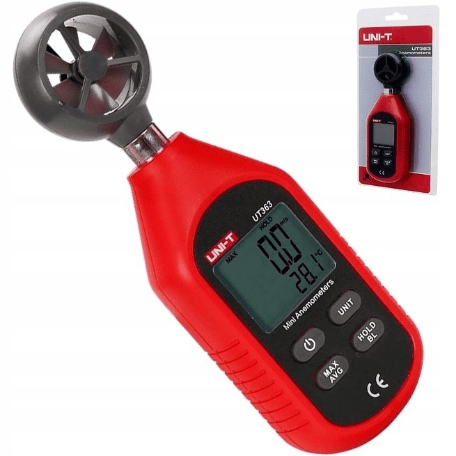 Anemometer teploty vetromeru Uni-T UT363