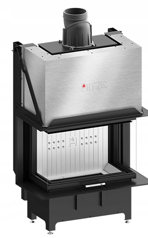 Krbová vložka - Krbová vložka Hitze Trinity 3 tabule 12 kW
