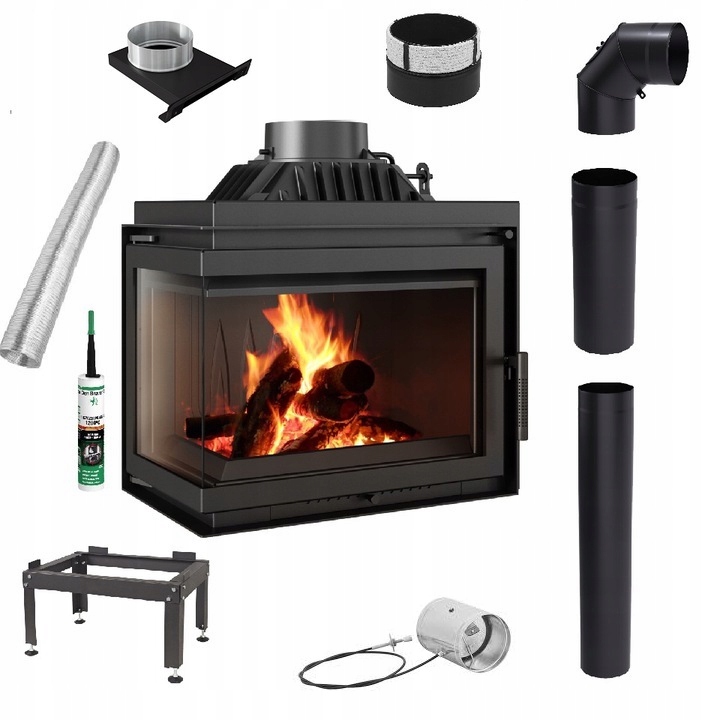 Krbová vložka – Simple Fireplace 8 Left BS Set