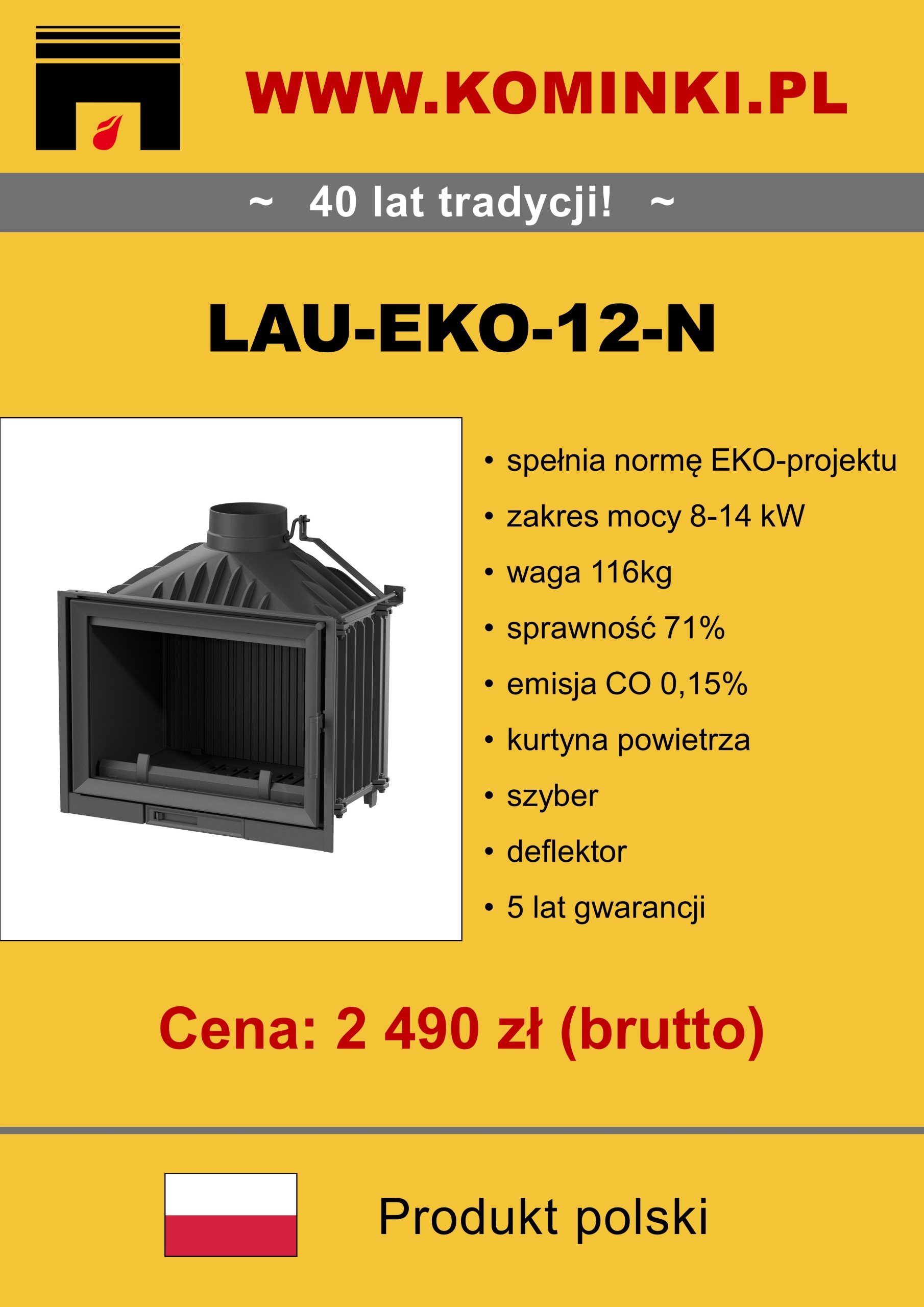 Krbová vložka LAU-EKO-12-N