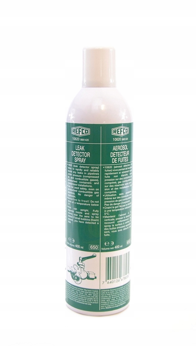 Detektor netesnosti v spreji Refco 400ml