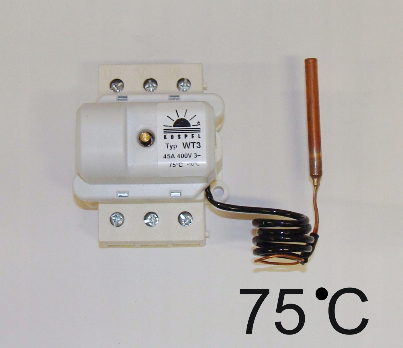 Tepelný spínač WT-3 75 °C pre EKCO.Lp