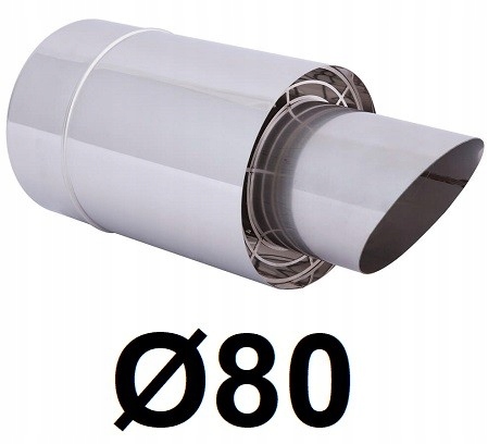 Bočný výfuk s nasávaním 80 [mm]