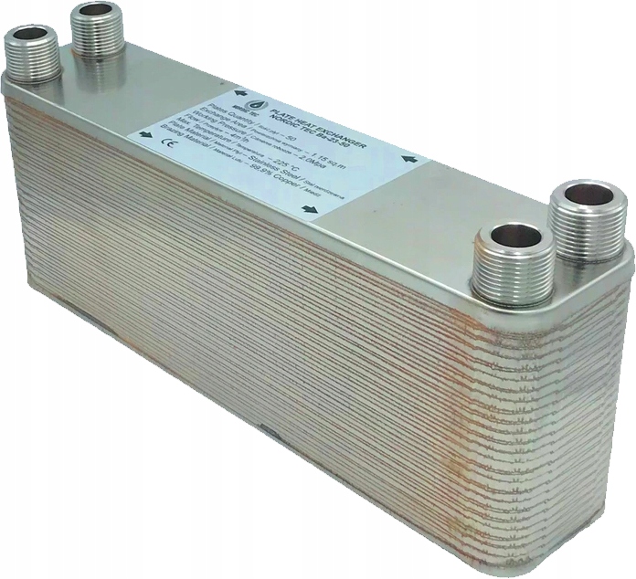 55kW 50-doskový výmenník tepla 3/4 NORDIC Tec
