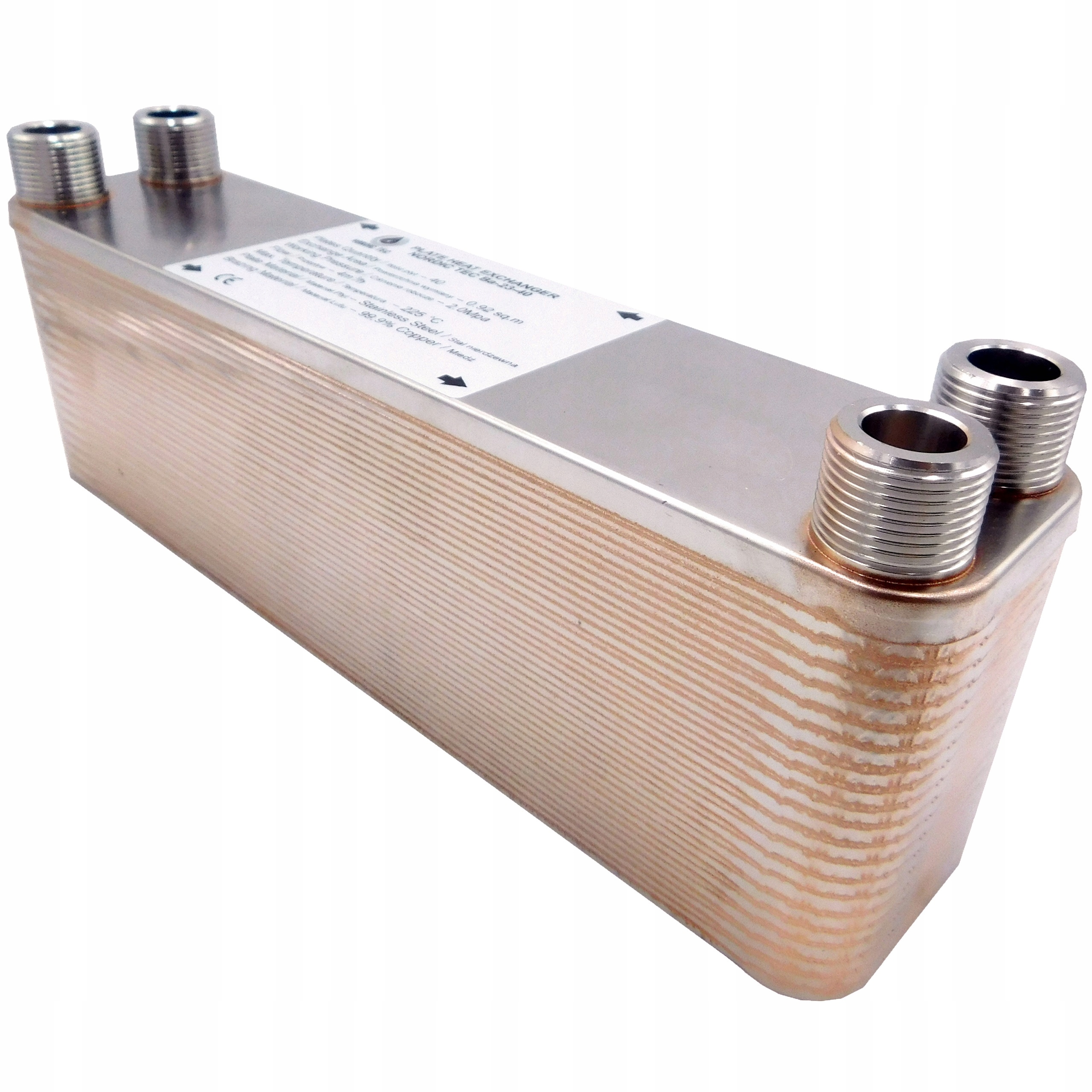 Doskový výmenník tepla NORDIC TEC 40 45kW 3/4 '