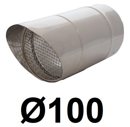 Bočná trubica na odvádzanie plynu 100 [mm] / 0,25 [m]
