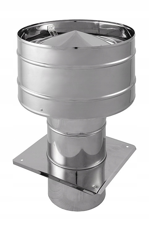 Komínová strieška - 80 mm valcový ventilátor, pozinkovaný