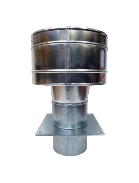 Valcová strecha s ventilátorom 120 pozinkovaná WCG120