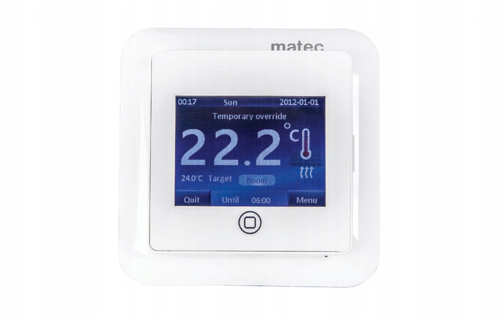Farebný dotykový termostat ZAMEL MATEC Controller