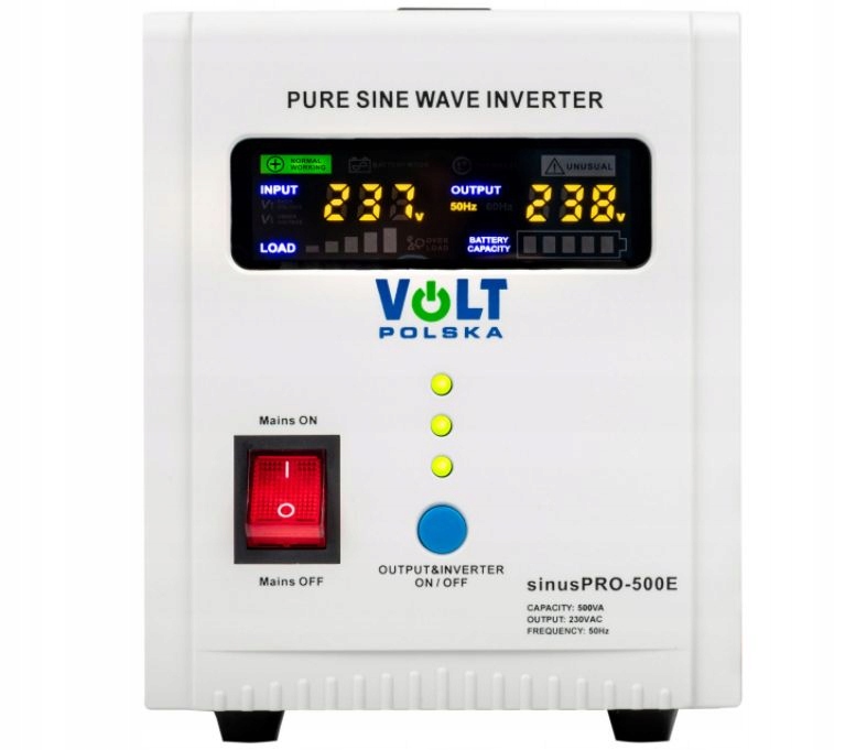 NAPÁJACÍ NAPÁJACÍ ZDROJ UPS SINUS PRO 500 VA 12V PROGRAM