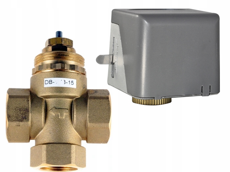 3-cestný ventil 1 "DN25 + OVLÁDAČ 230V Nenutec