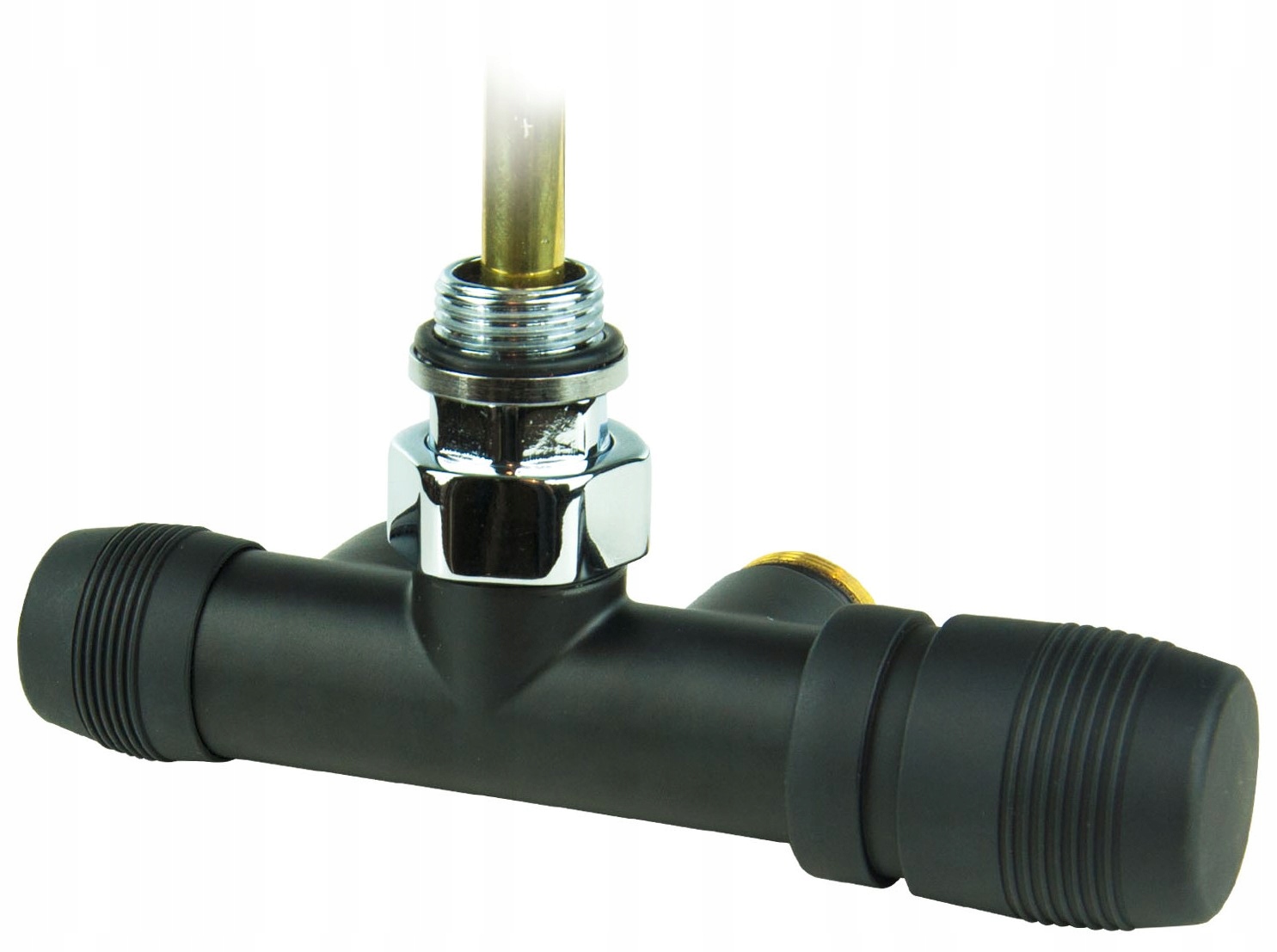 ANGLE VALVE BLACK MAT PEX BATHROOM HEATHER