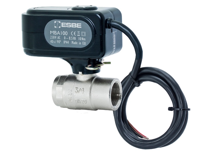 Vypnutý ventil 3/4 "esbe mba 121
