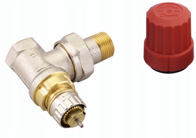 TERMOSTATICKÝ VENTIL RA-N 15 UHLOVÝ KLIK DANFOSS