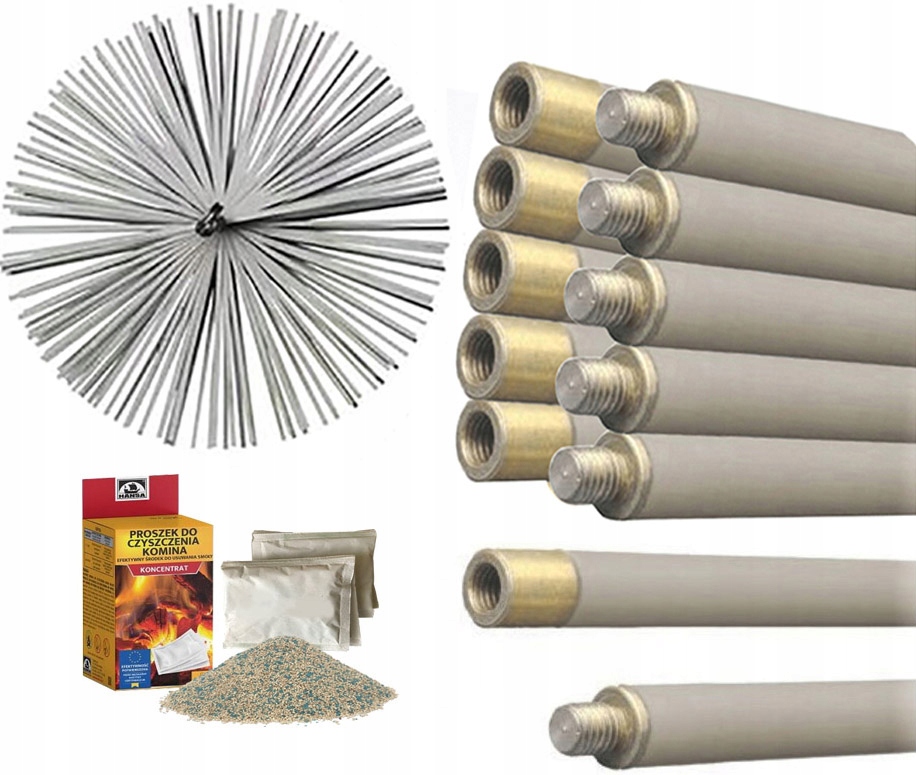 SADA NA ČISTENIE KOMÍNOV Z Dna 200 mm 8,4 m