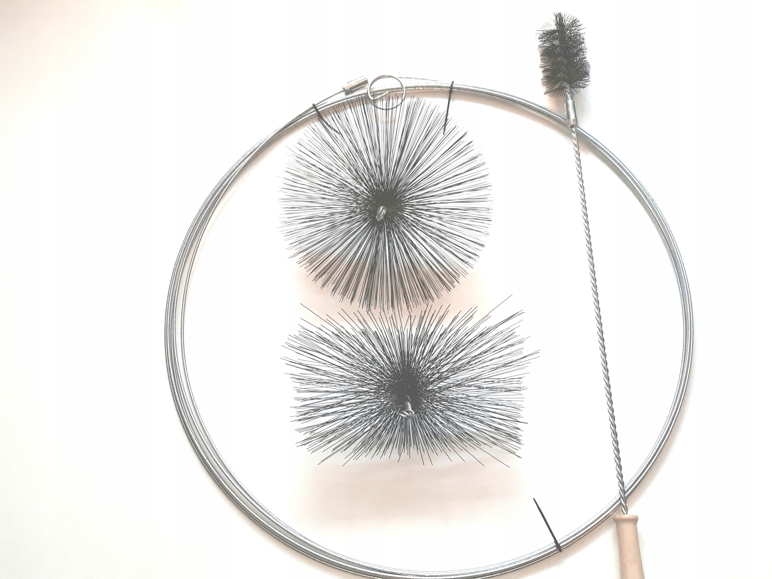 Komínový systém, príslušenstvo - SÚPRAVA NA ČISTENIE KOMÍNA GUĽOVÁ KEFA