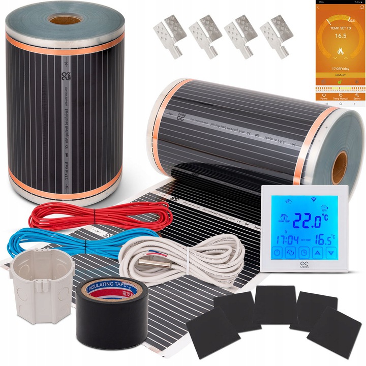 Fóliová sada vykurovací mat 220 W – 4 m2