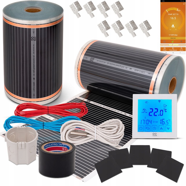 Sada filmové vykurovacie podložky 220 W – 5m2