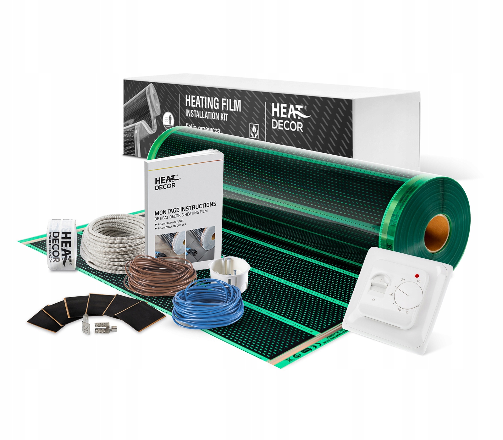 Kit fólia rohože kúrenie 80Wm-1m²
