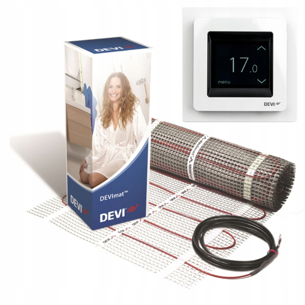 VYKUROVACIA SADA DEVImat + Touch 2,5m2 vykurovacia rohož