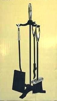 Na čistenie krbu ZOSTAVA – SADA KRBOVÝCH PLATNIČIEK ZLOŽENÝCH ZLOŽKAMI. + STOJAN 64 cm