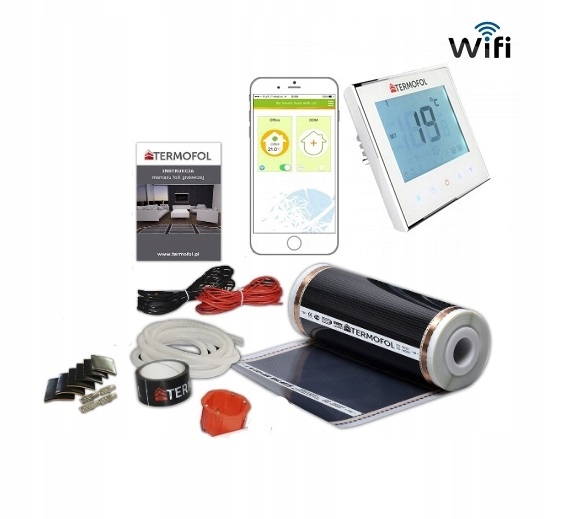 SÚPRAVA PODLAHOVÉHO VYKUROVANIA S FILMOM 22m² - 140W / m²