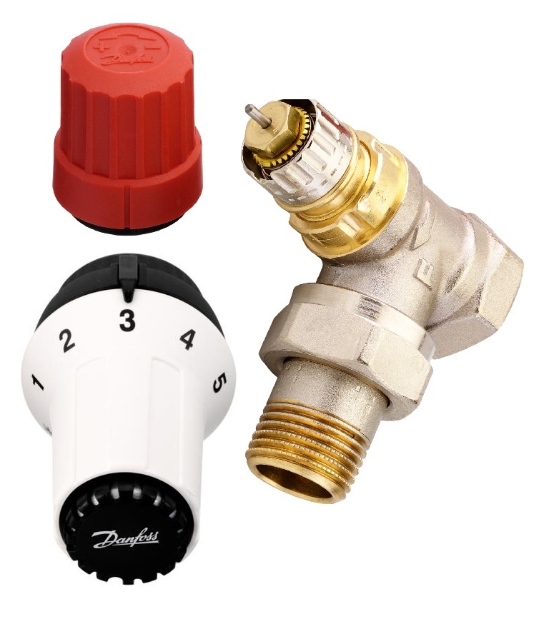TERMO SADA UHLU 1/2 RA-N + HLAVA RAS-C DANFOSS